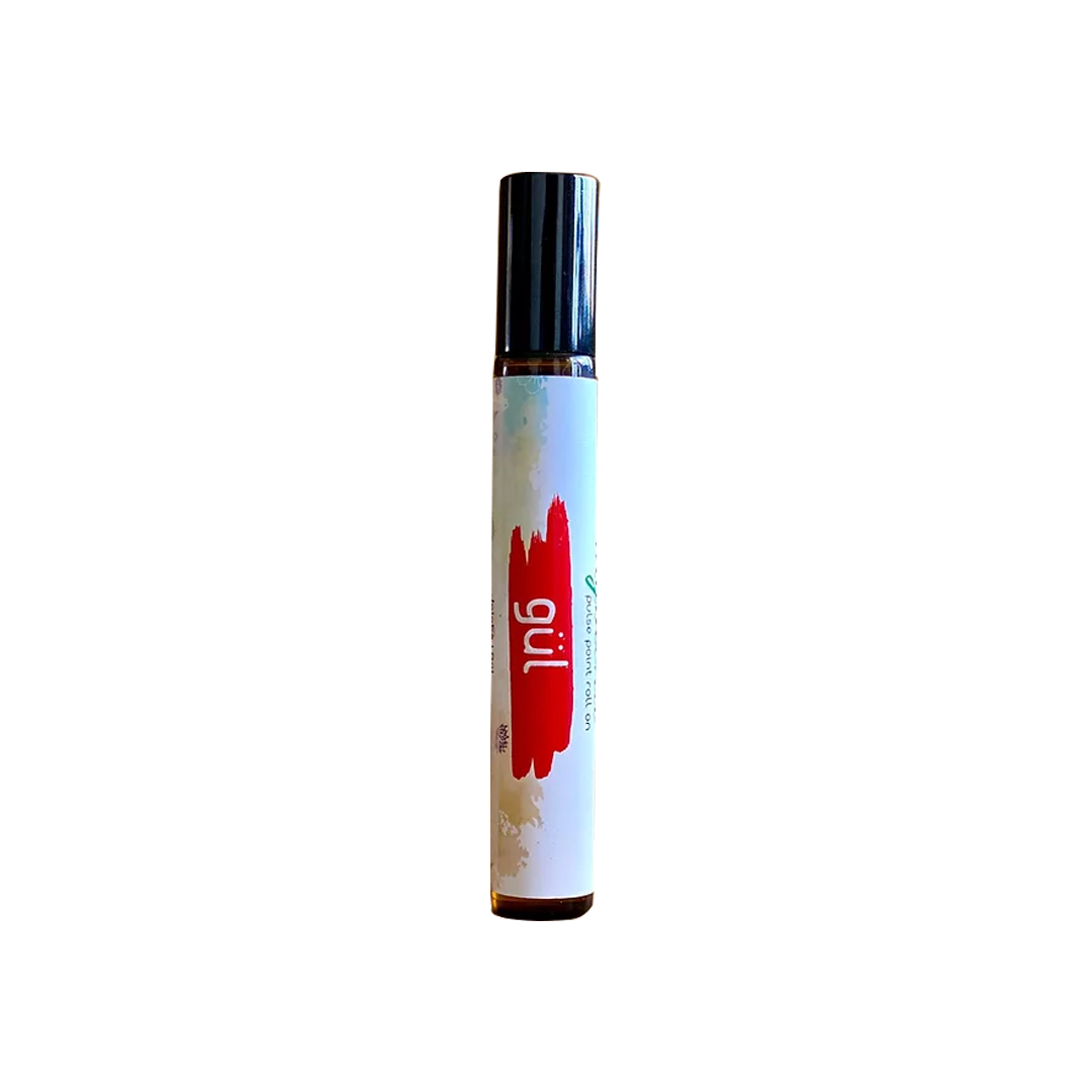 Gland 10 ml jojoba taşıyıcılı gül yağı roll-on, doğal parfüm ve aromaterapi ürünü