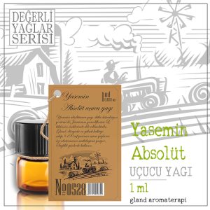 yasemin absolut yağı cam şişe
