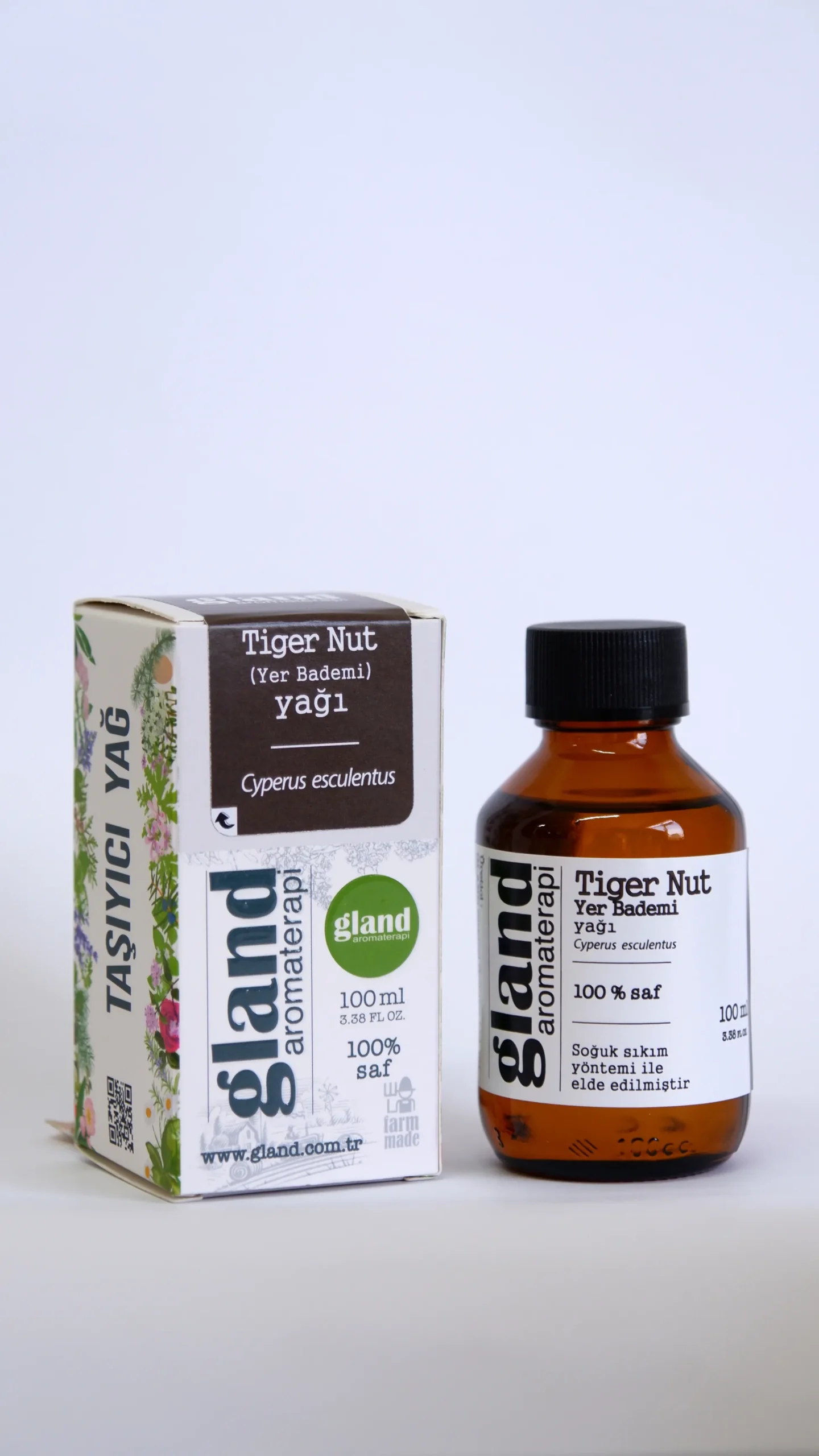 tiger nut yer bademi yağı gland aromaterapi 100 ml