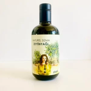 "Gland Aromaterapi'nin yüksek polifenollü 500 ml erken hasat naturel sızma zeytinyağı, sağlıklı ve doğal."