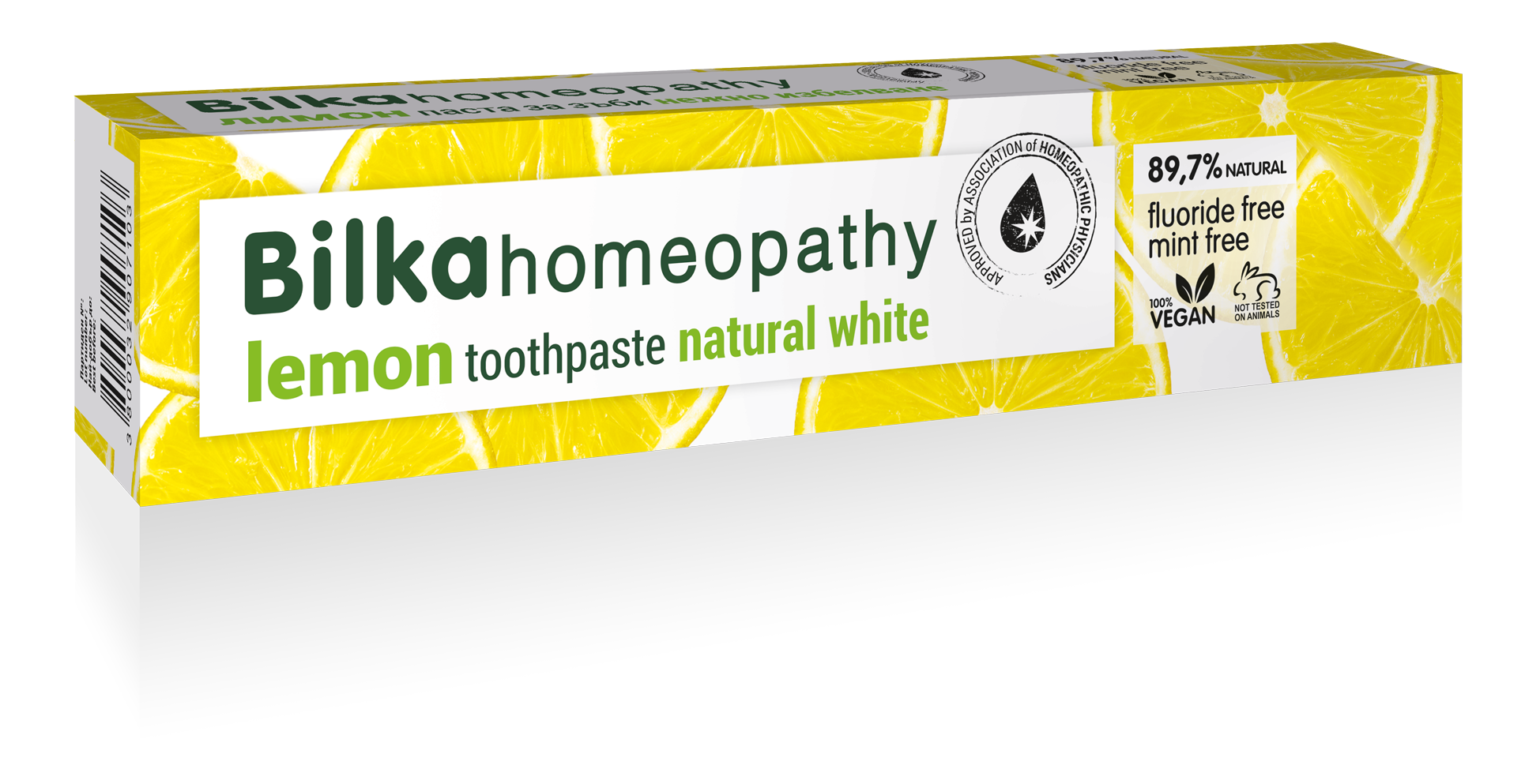 BİLKA HOMEOPATHY Homeopati Diş Macunu Natural White LİMONLU